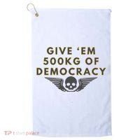 500kg Of Democracy Divers 2 Funny Game Golf Towel thumb 0
