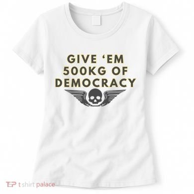 500kg Of Democracy Divers 2 Funny Game Women's T-Shirt