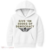 500kg Of Democracy Divers 2 Funny Game Kids Hoodie thumb 0
