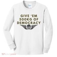 500kg Of Democracy Divers 2 Funny Game Kids Long Sleeve Shirt thumb 0