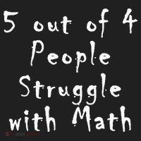 5 Out Of 4 People Struggle With Math Tumbler thumb 3
