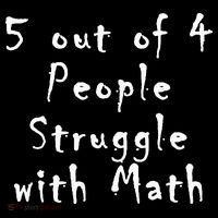 5 Out Of 4 People Struggle With Math Ornament thumb 1