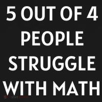 5 Out Of 4 People Struggle With Math Funny Bucket Hat thumb 4