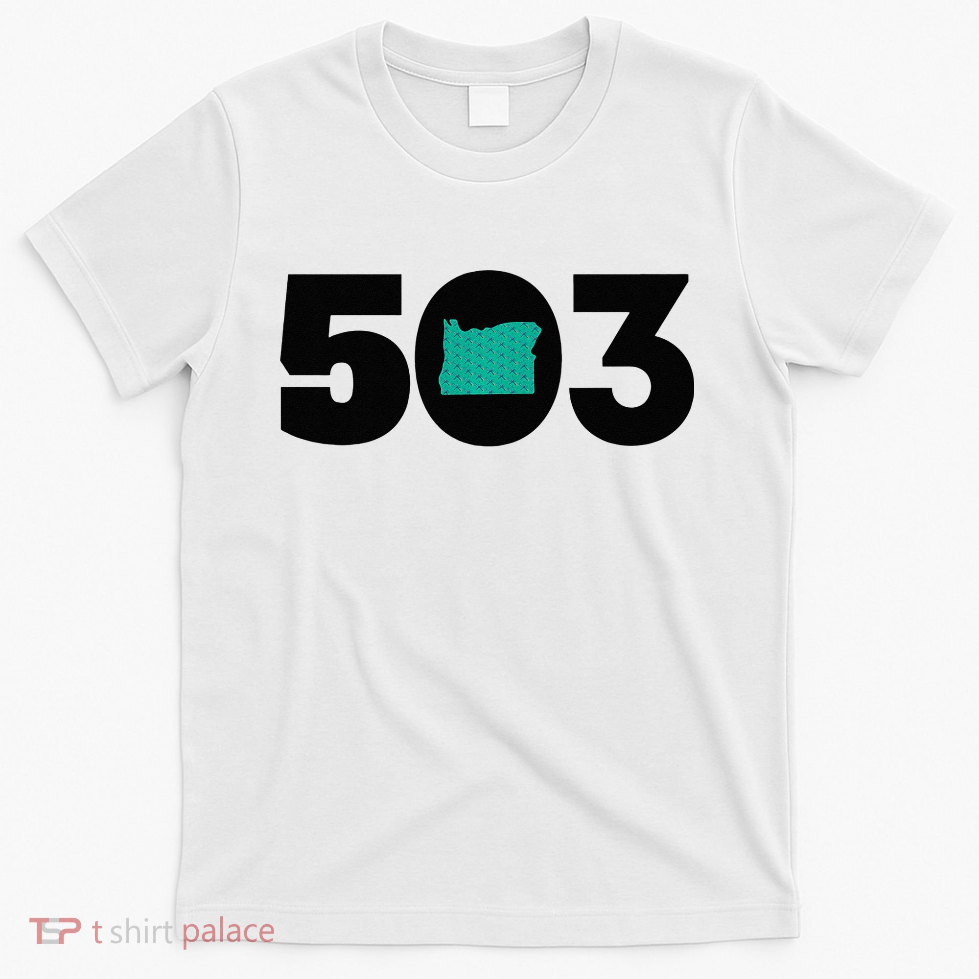 503 PDX Carpet Oregon Outline Premium T-Shirt