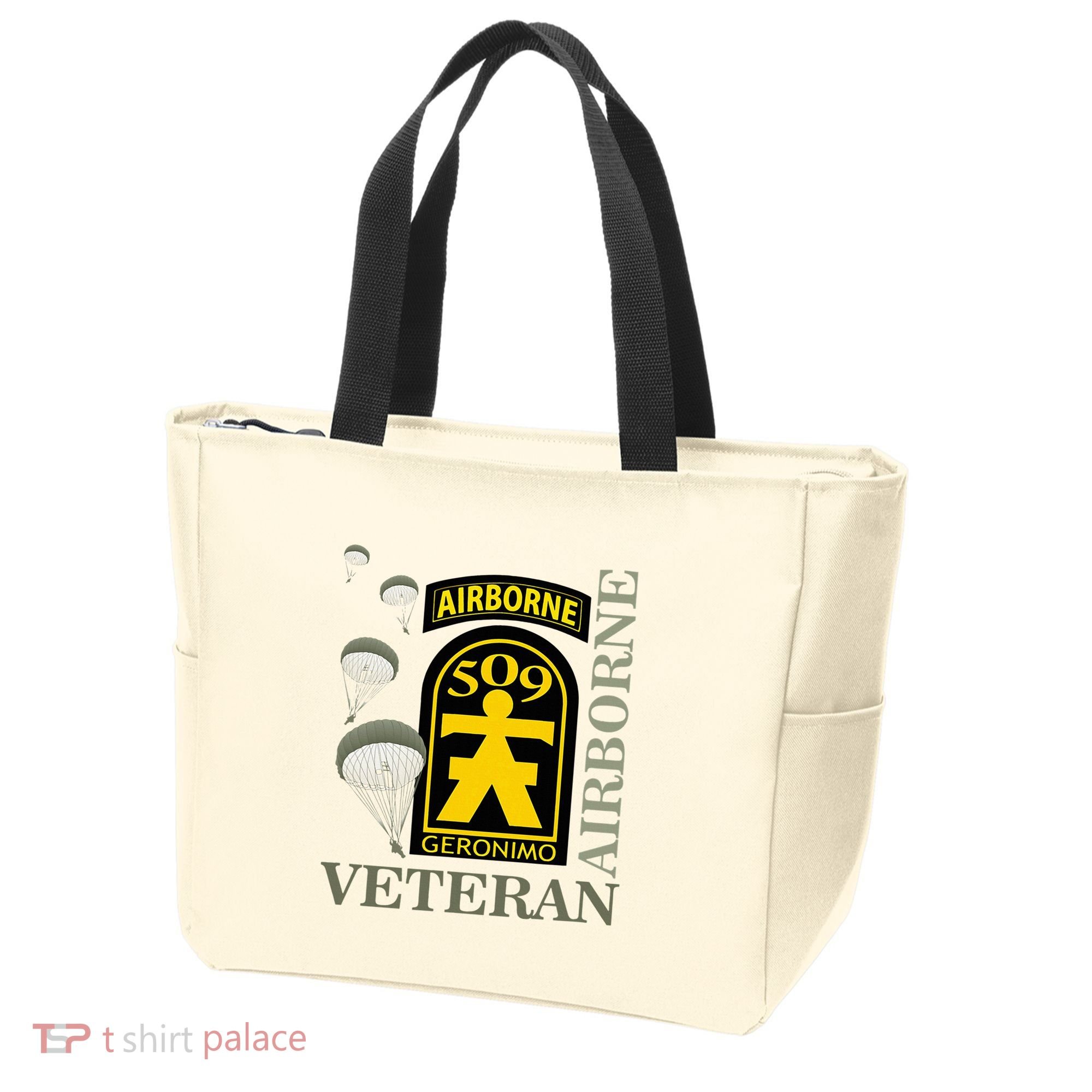 509th Parachute Infantry Regiment Airborne Veteran Christmas Tote Bag