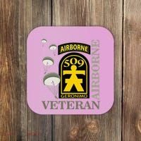 509th Parachute Infantry Regiment Airborne Veteran Christmas Coaster thumb 0