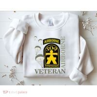 509th Parachute Infantry Regiment Airborne Veteran Christmas Sweatshirt thumb 2