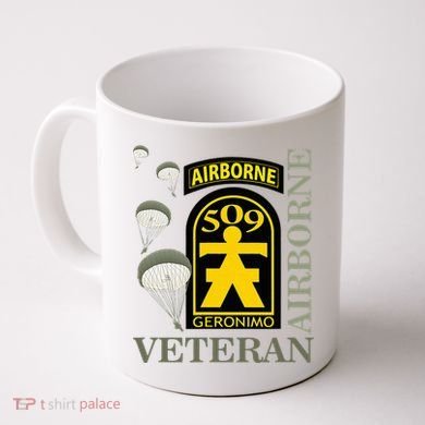 509th Parachute Infantry Regiment Airborne Veteran Christmas Coffee Mug