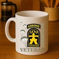 509th Parachute Infantry Regiment Airborne Veteran Christmas Coffee Mug thumb 4