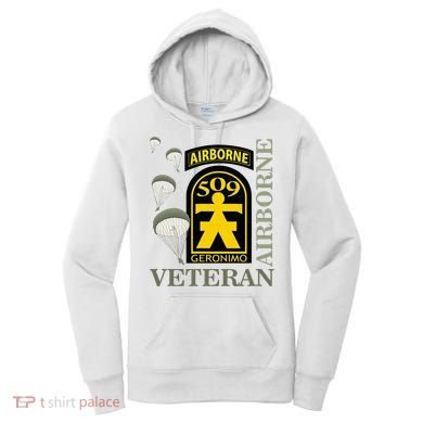 509th Parachute Infantry Regiment Airborne Veteran Christmas Women's Hoodie