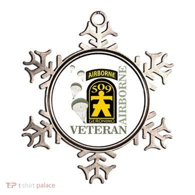 509th Parachute Infantry Regiment Airborne Veteran Christmas Ornament