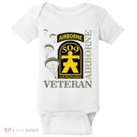 509th Parachute Infantry Regiment Airborne Veteran Christmas Baby Bodysuit thumb 0