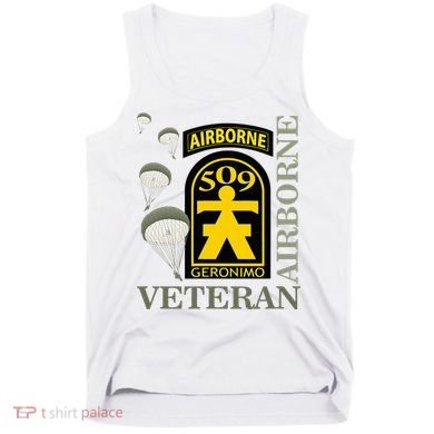 509th Parachute Infantry Regiment Airborne Veteran Christmas Tank Top