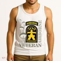 509th Parachute Infantry Regiment Airborne Veteran Christmas Tank Top thumb 3