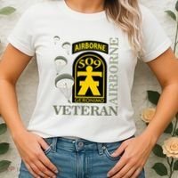 509th Parachute Infantry Regiment Airborne Veteran Christmas Women's T-Shirt thumb 2