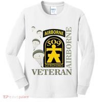 509th Parachute Infantry Regiment Airborne Veteran Christmas Kids Long Sleeve Shirt thumb 0