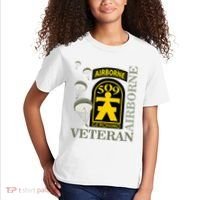 509th Parachute Infantry Regiment Airborne Veteran Christmas Kids T-Shirt thumb 2