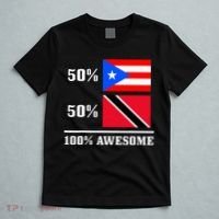 50 Puerto Rico 50 Trinidad & Tobago Puerto Rican Flag T-Shirt thumb 5