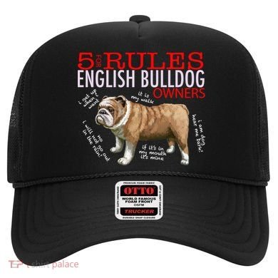 5 Rules For English Bulldog Owners Gift Hat