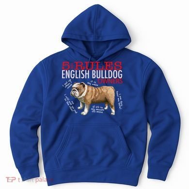 5 Rules For English Bulldog Owners Gift Hoodie