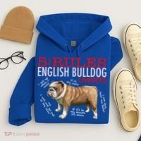 5 Rules For English Bulldog Owners Gift Hoodie thumb 4