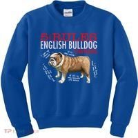 5 Rules For English Bulldog Owners Gift Kids Sweatshirt thumb 0