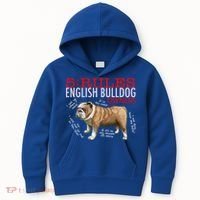 5 Rules For English Bulldog Owners Gift Kids Hoodie thumb 0