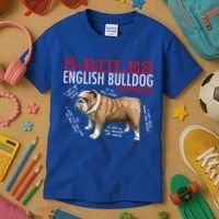 5 Rules For English Bulldog Owners Gift Kids T-Shirt thumb 3
