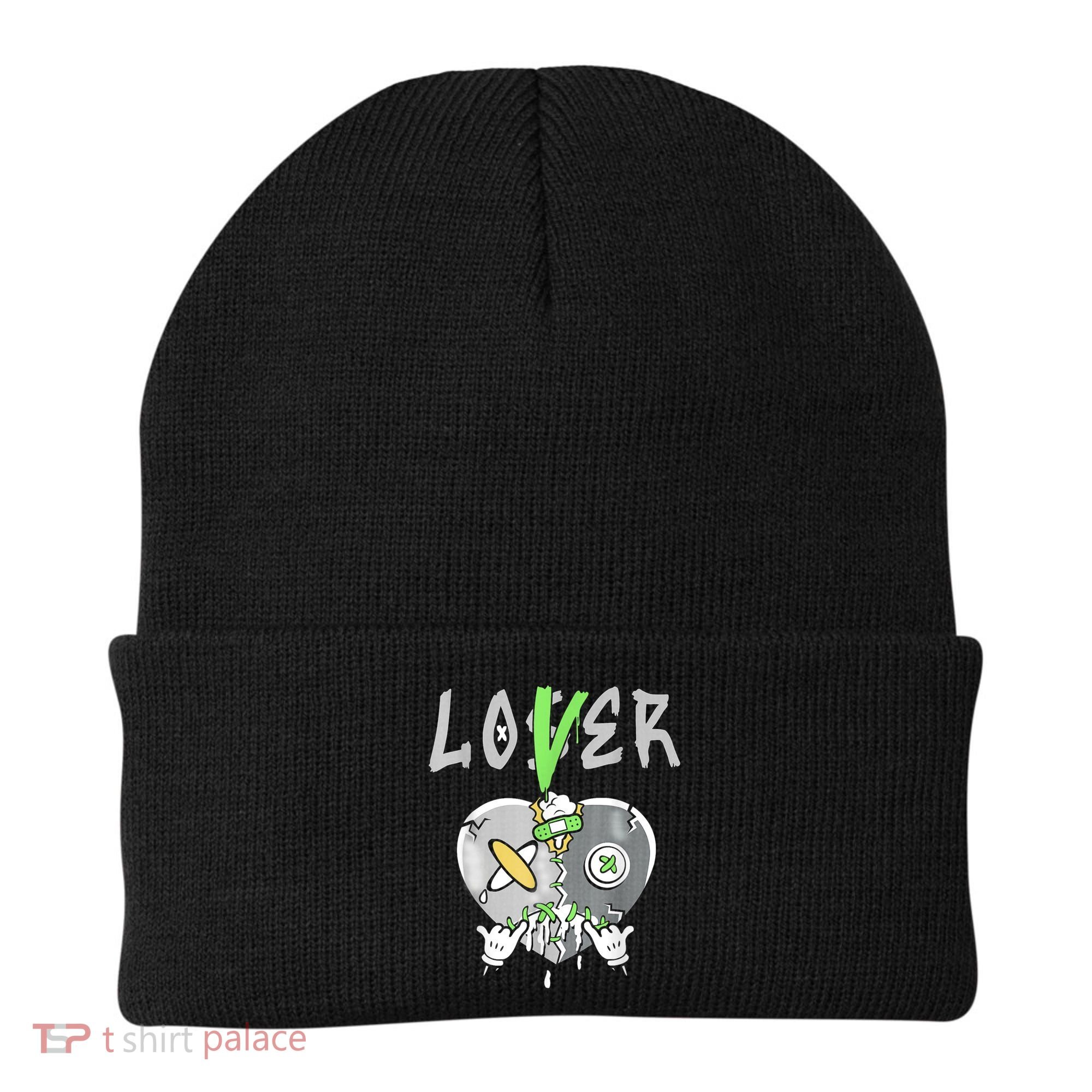 5 Retro Green Bean Loser Lover Heart Shoes 5s Green Bean Beanie