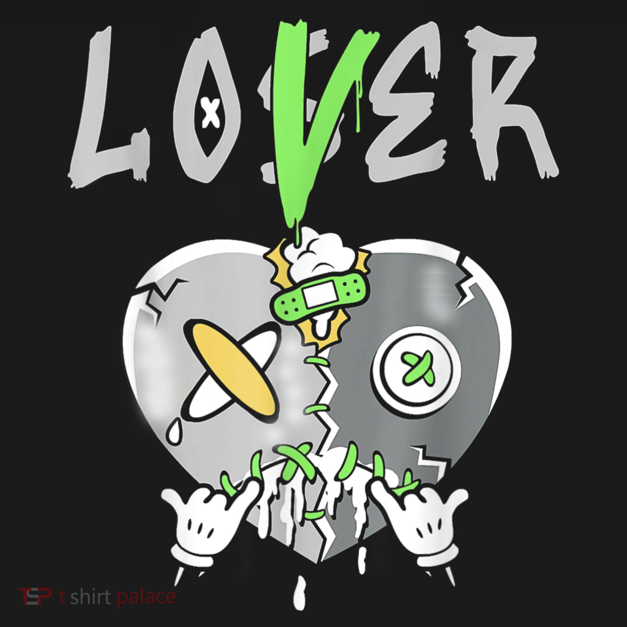 5 Retro Green Bean Loser Lover Heart Shoes 5s Green Bean Women's Hoodie