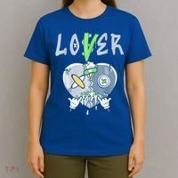 5 Retro Green Bean Loser Lover Heart Shoes 5s Green Bean T-Shirt thumb 4