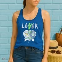 5 Retro Green Bean Loser Lover Heart Shoes 5s Green Bean Women's Tank Top thumb 2