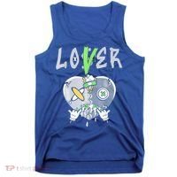 5 Retro Green Bean Loser Lover Heart Shoes 5s Green Bean Tank Top thumb 0