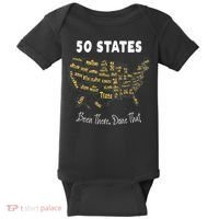 50 States Been There Done That Souvenir For Men For Women Baby Bodysuit thumb 0