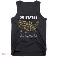 50 States Been There Done That Souvenir For Men For Women Tank Top thumb 0