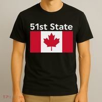 51st State Canada Funny Trump T-Shirt thumb 3