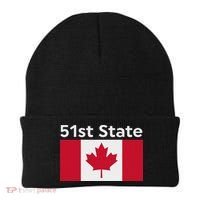 51st State Canada Funny Trump Beanie thumb 0