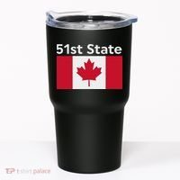 51st State Canada Funny Trump Tumbler thumb 0