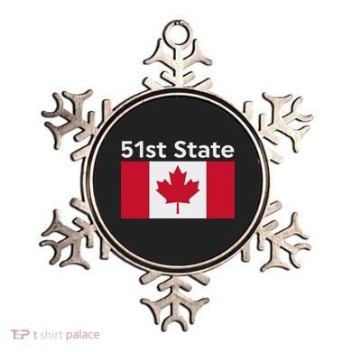 51st State Canada Funny Trump Ornament
