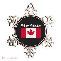 51st State Canada Funny Trump Ornament thumb 0