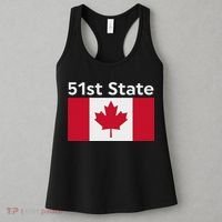 51st State Canada Funny Trump Women's Tank Top thumb 3