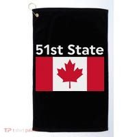 51st State Canada Funny Trump Golf Towel thumb 0