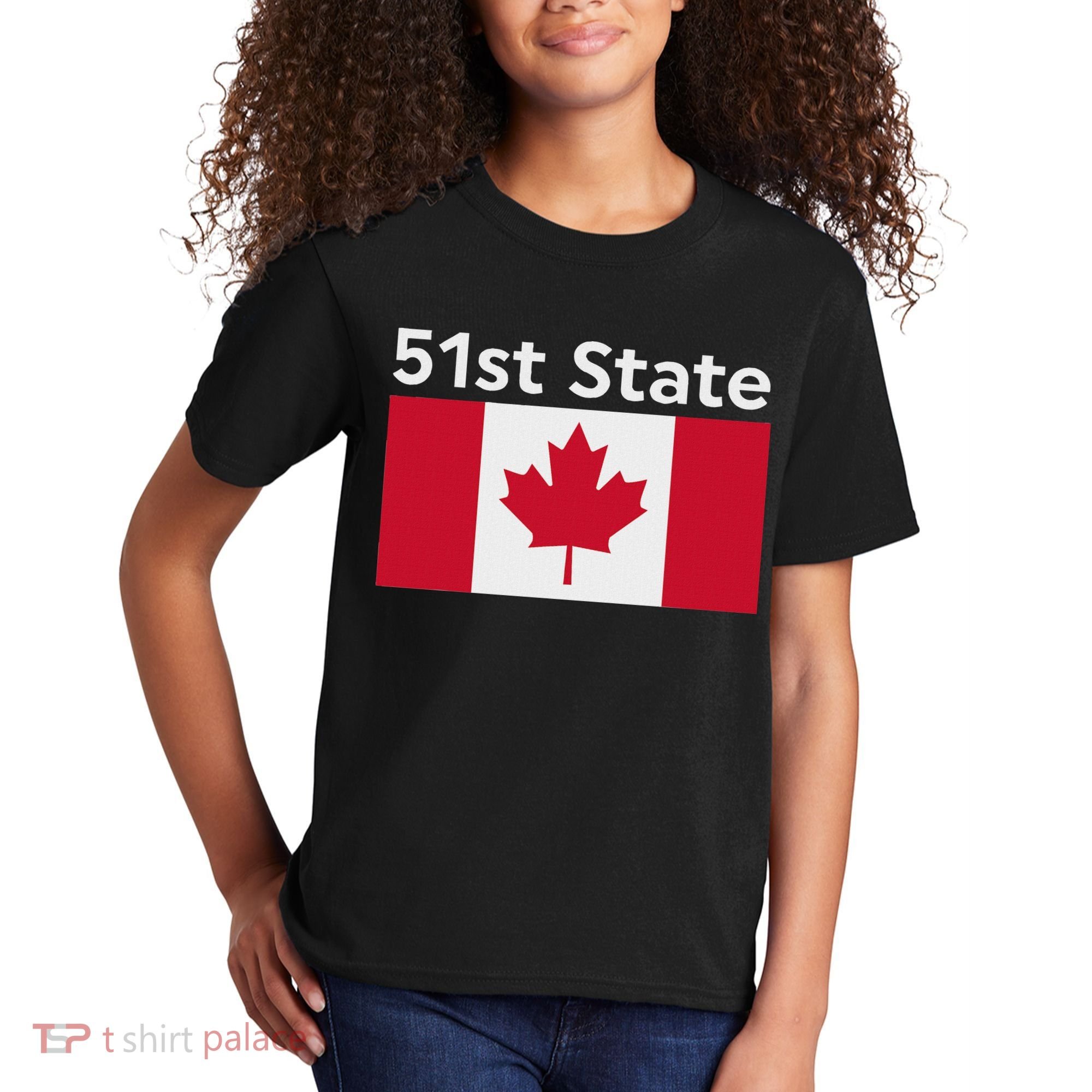 51st State Canada Funny Trump Kids T-Shirt
