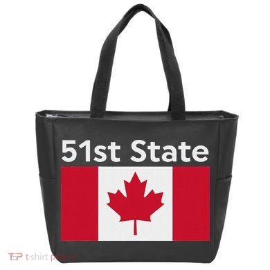 51st State Canada Funny Trump Tote Bag