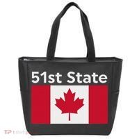 51st State Canada Funny Trump Tote Bag thumb 0