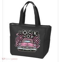 50s Sock Hop Dance Part Retro 1950s Party Doo Wop Rockabilly Tote Bag thumb 3