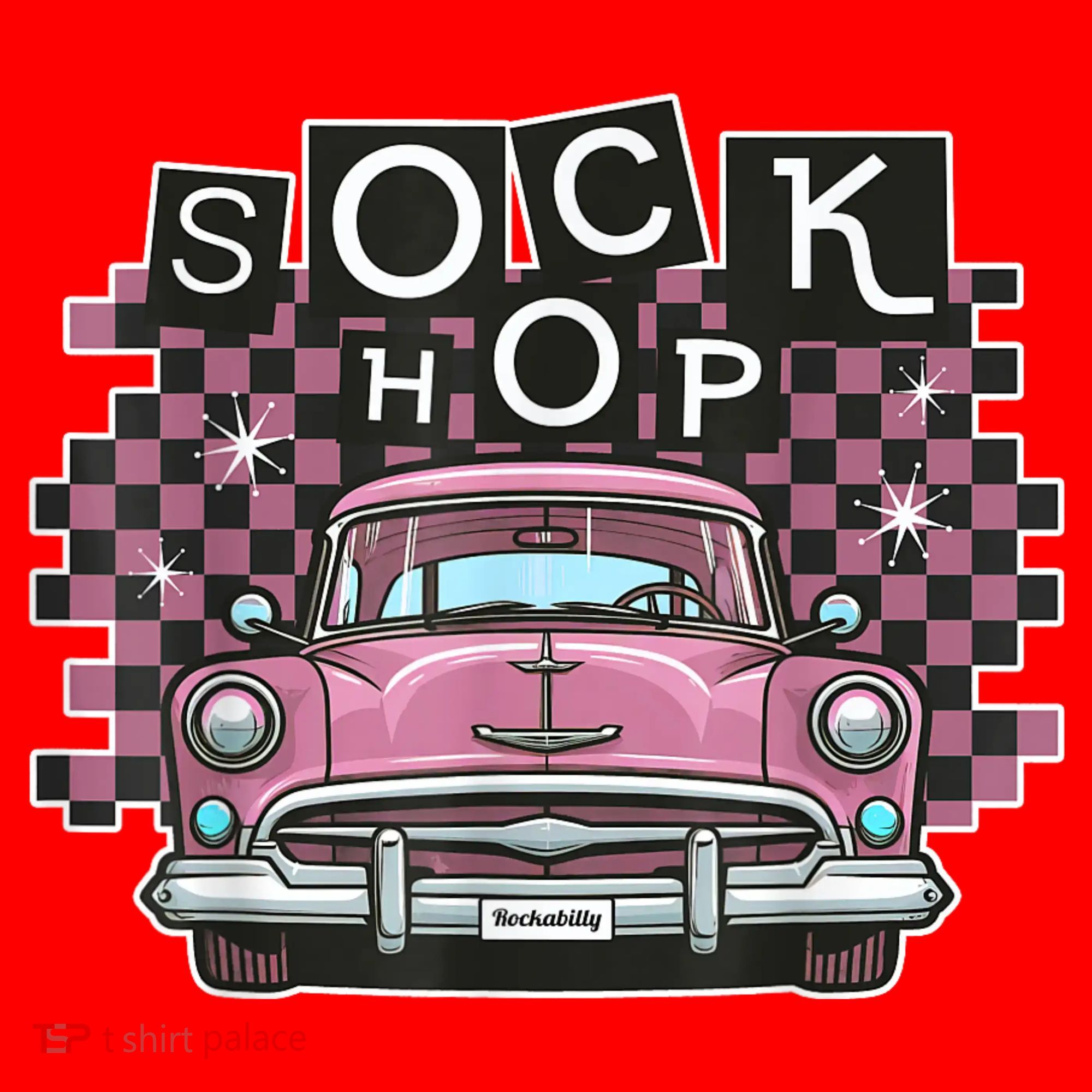 50s Sock Hop Dance Part Retro 1950s Party Doo Wop Rockabilly Santa Hat