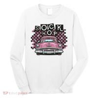 50s Sock Hop Dance Part Retro 1950s Party Doo Wop Rockabilly Long Sleeve Shirt thumb 0
