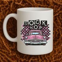 50s Sock Hop Dance Part Retro 1950s Party Doo Wop Rockabilly Coffee Mug thumb 2