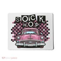 50s Sock Hop Dance Part Retro 1950s Party Doo Wop Rockabilly Mousepad thumb 0